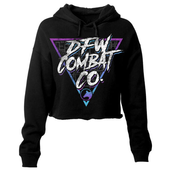 TRIANGLE CHOKE - WOMEN'S CROP HOODIE - $QR15ZM$ Thumbnail