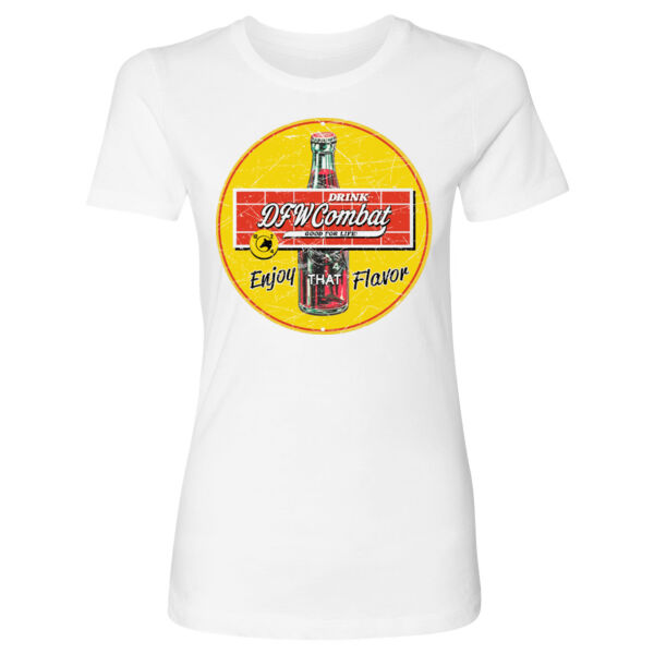 ENJOY THAT FLAVOR - WOMEN'S FITTED T-SHIRT - $UD9VBY$ Thumbnail