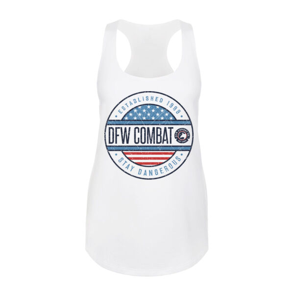 PATRIOT CIRCLE - WOMEN'S FITTED TANK TOP Thumbnail